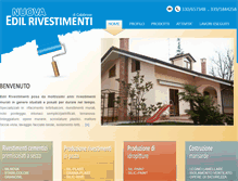 Tablet Screenshot of edilrivestimenti.it